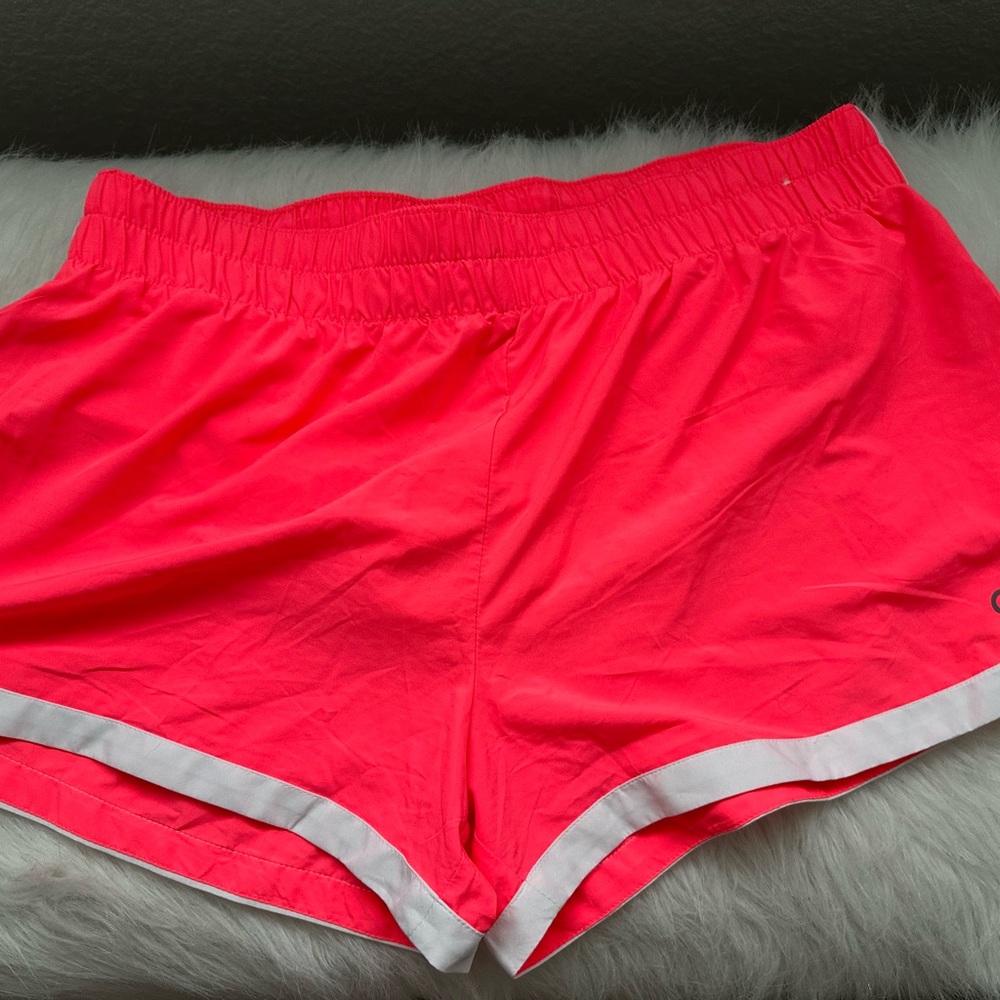 GAP Pink Athletic Shorts with White Trim